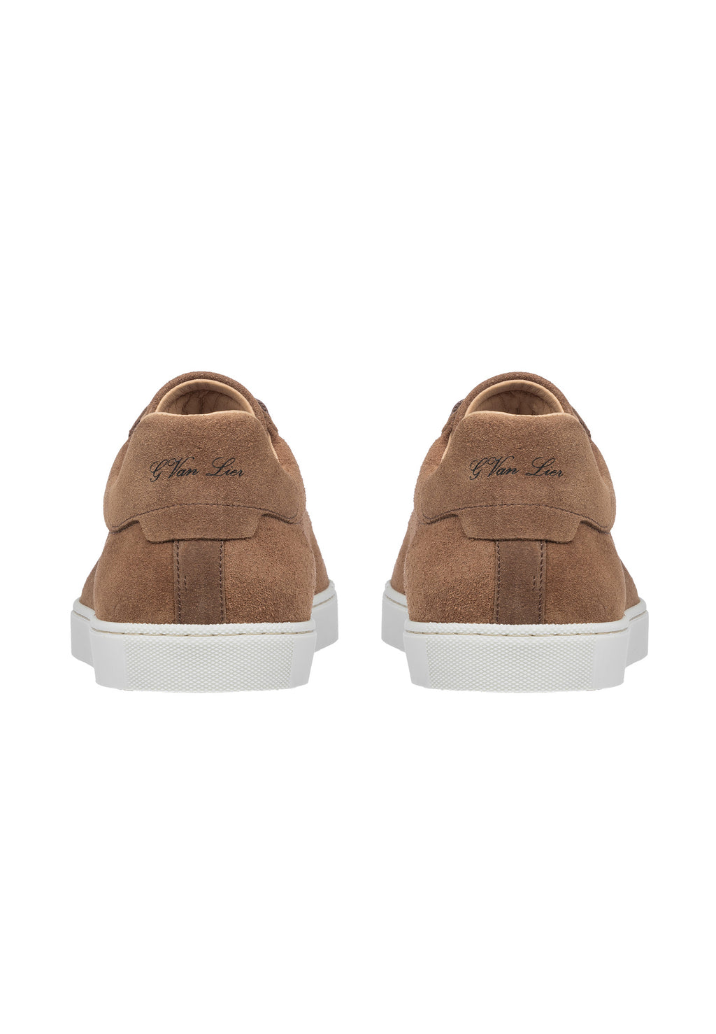 Licht cognac suède Napoli sneaker