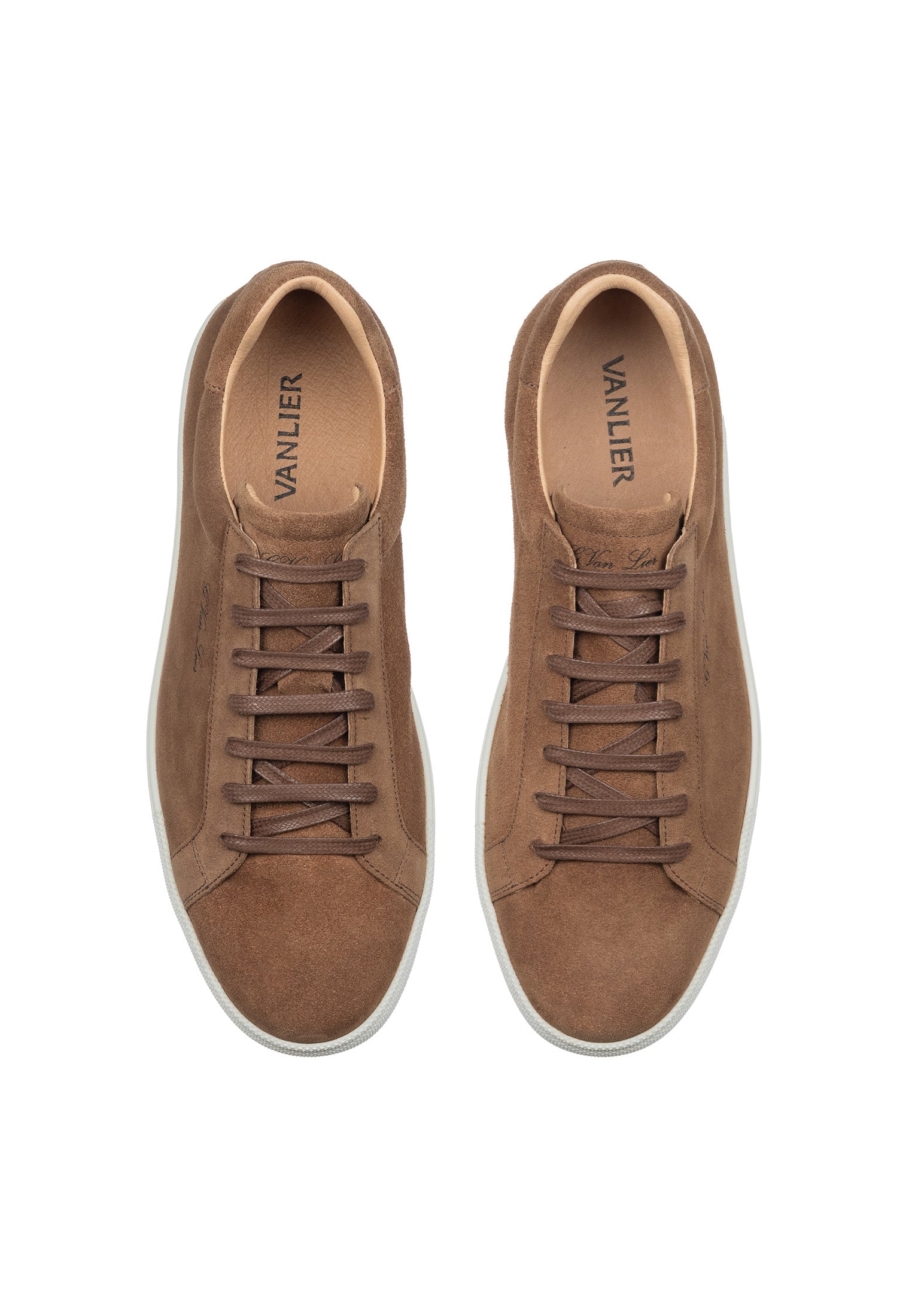 Licht cognac suède Napoli sneaker