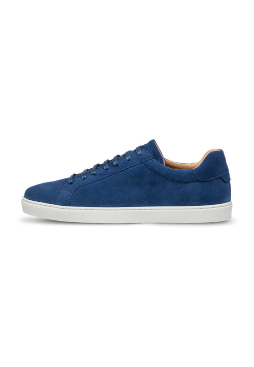 Blue suede Napoli sneaker