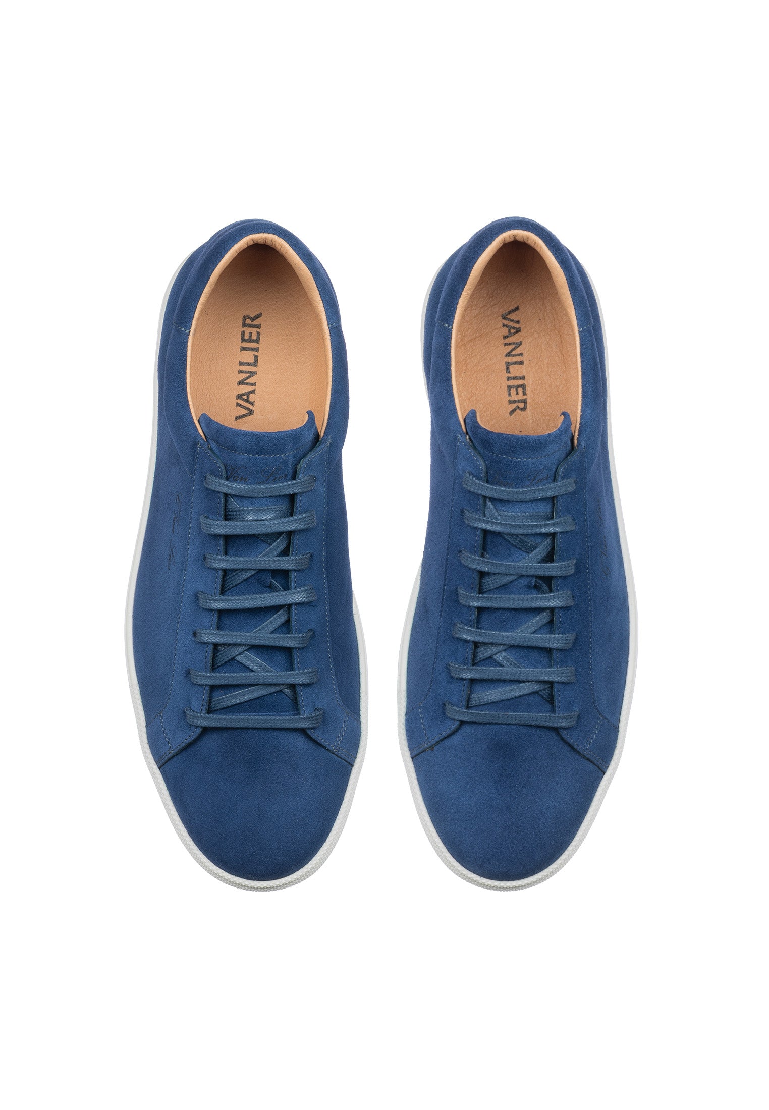 Blauw suède Napoli sneaker