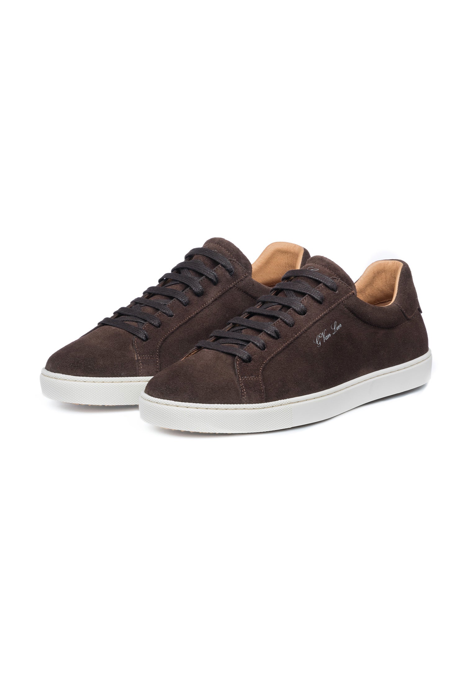 Testa di Moro bruin suède Napoli sneaker