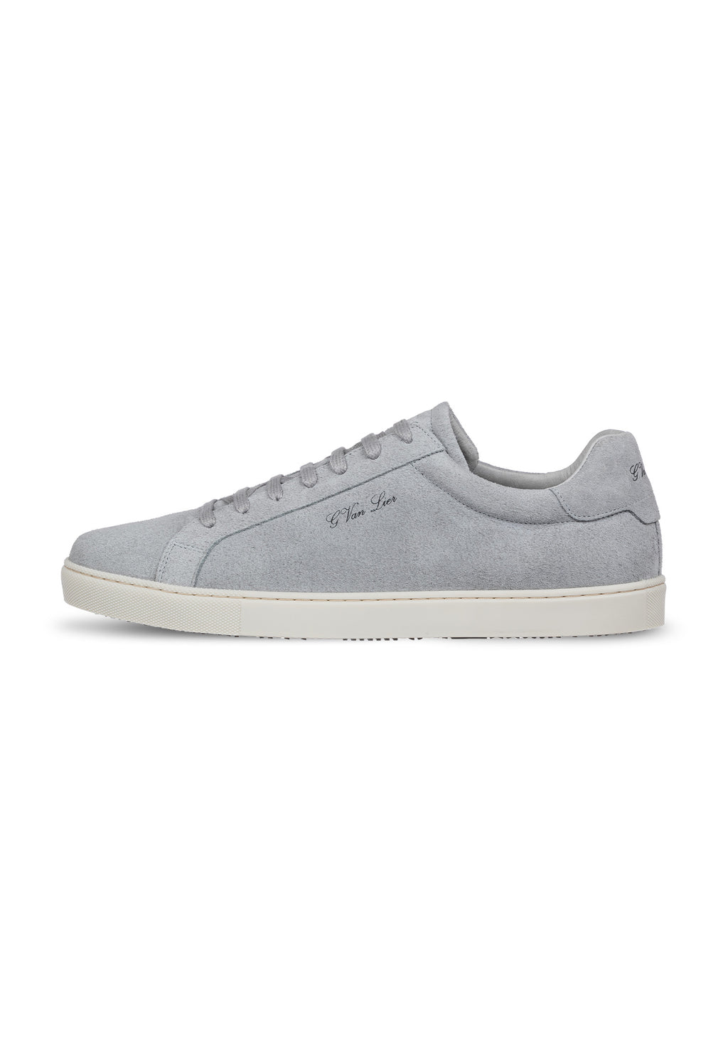 Licht grijs suède Napoli sneaker
