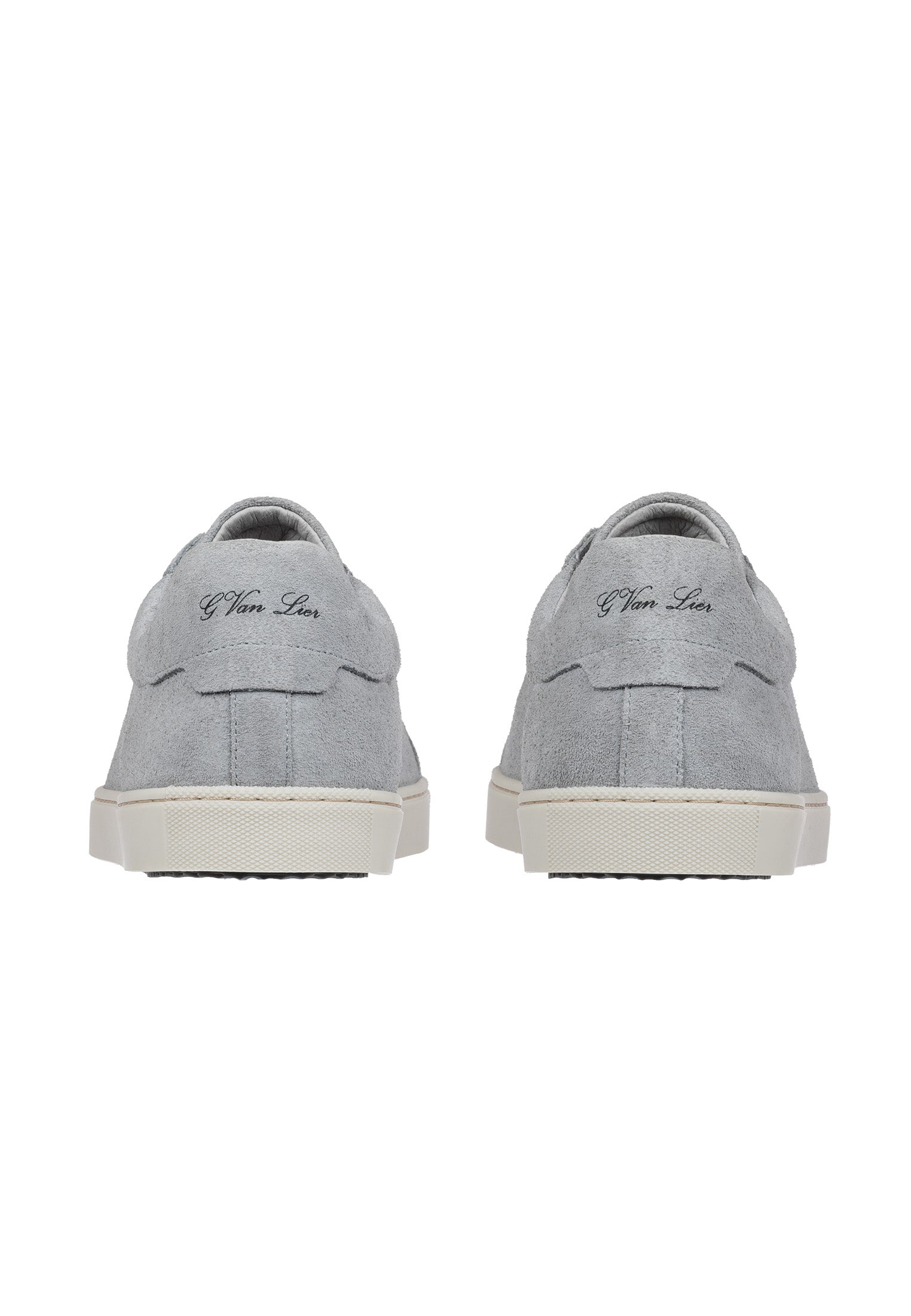 Licht grijs suède Napoli sneaker
