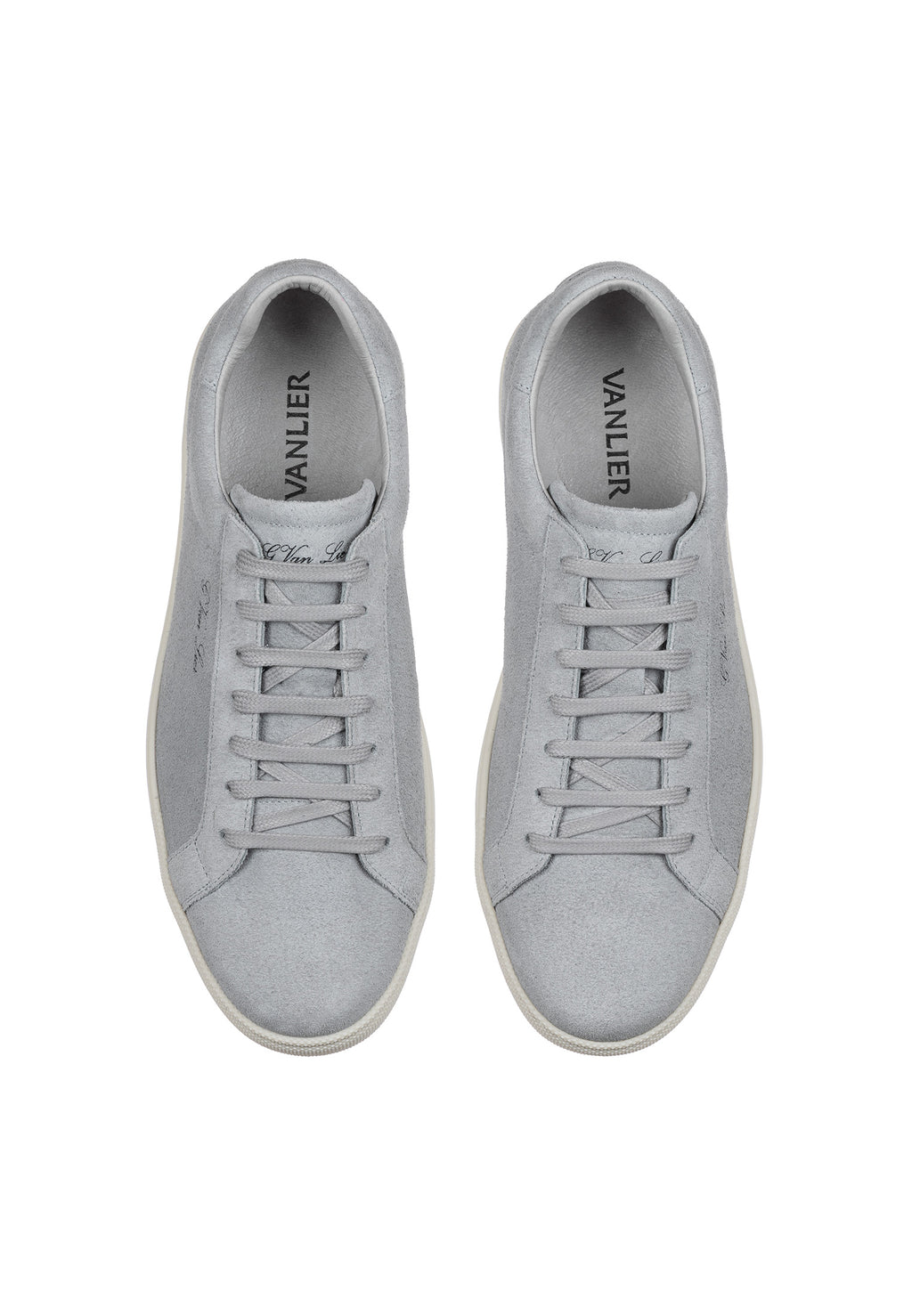 Licht grijs suède Napoli sneaker