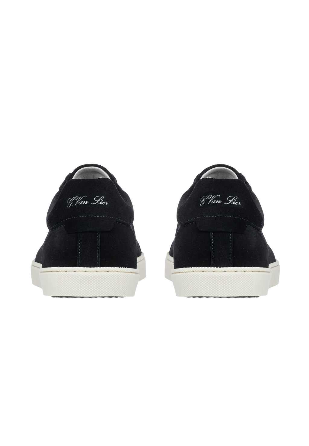 Zwart suède Napoli sneaker