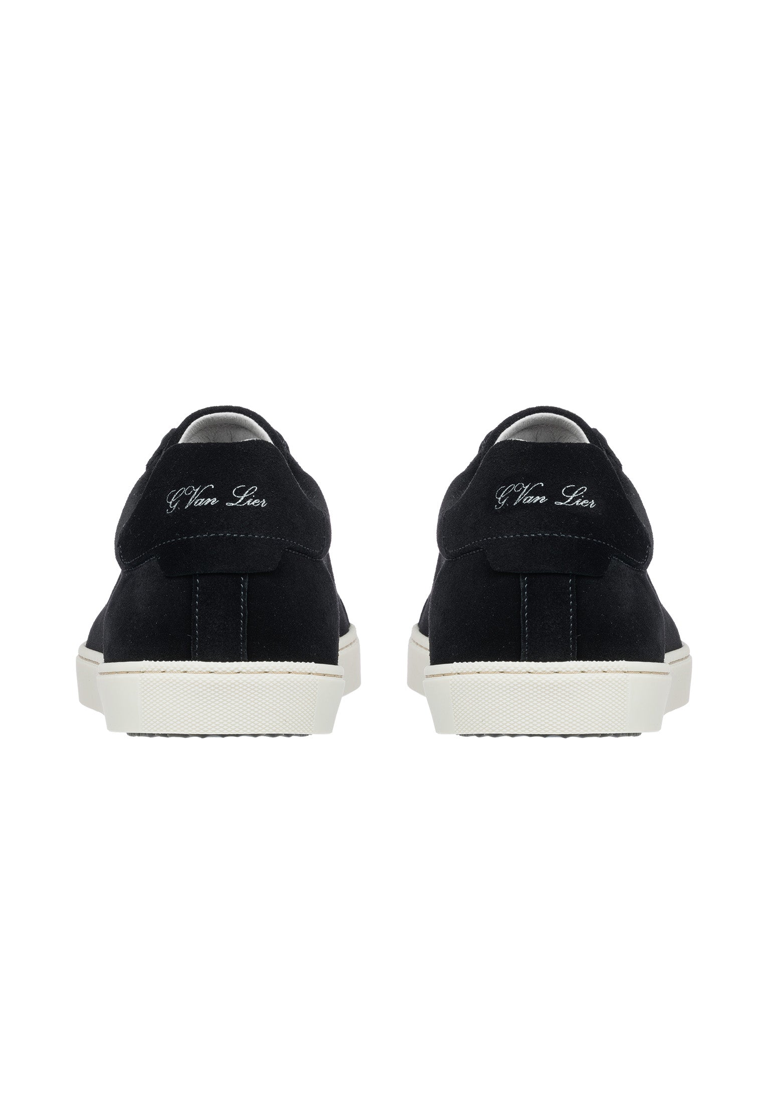 Zwart suède Napoli sneaker
