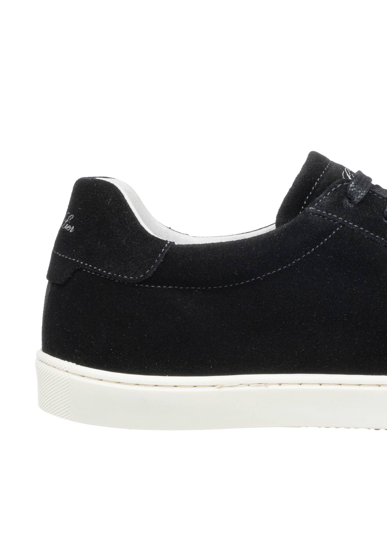 Zwart suède Napoli sneaker