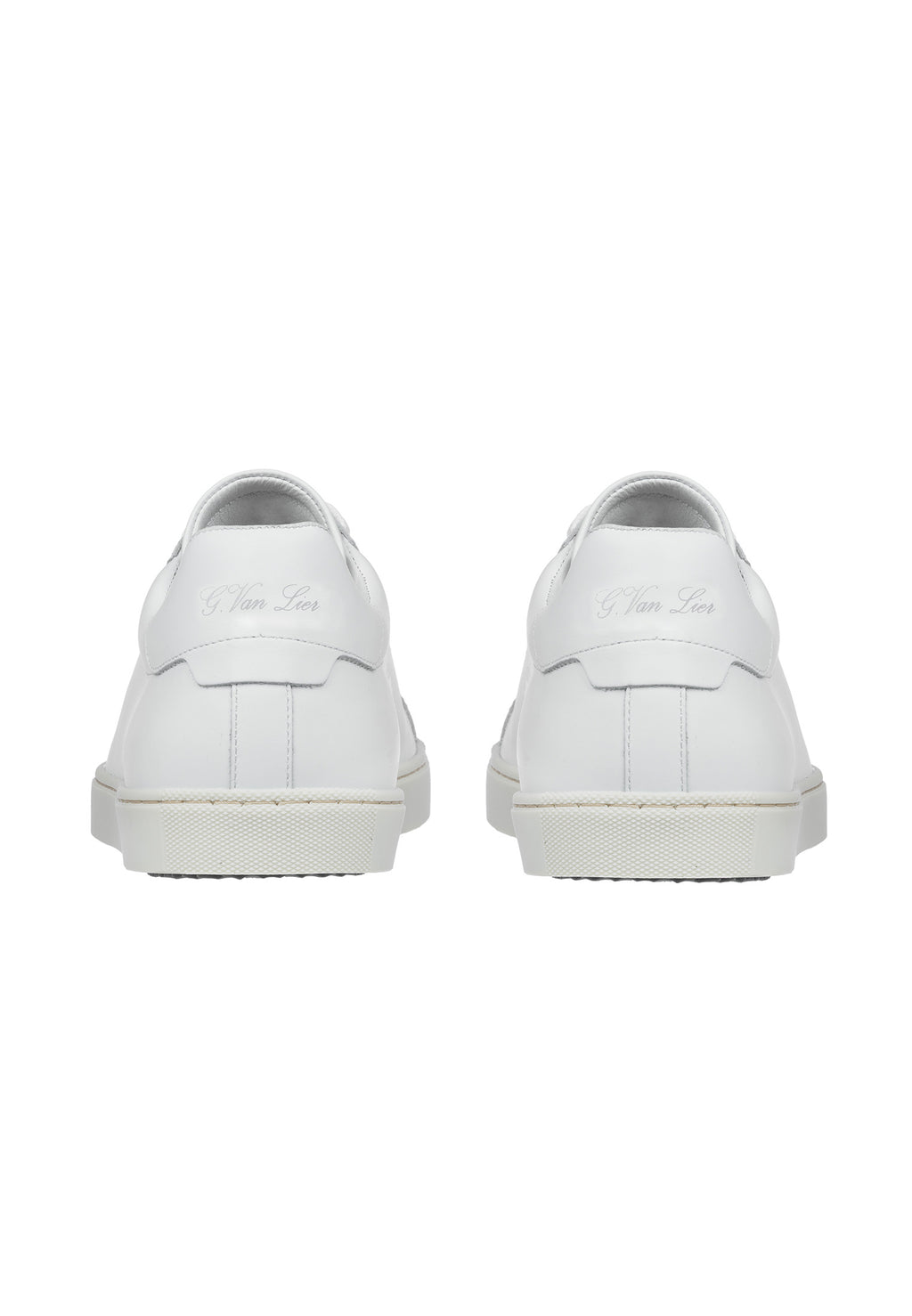 Wit gladleren Napoli sneaker