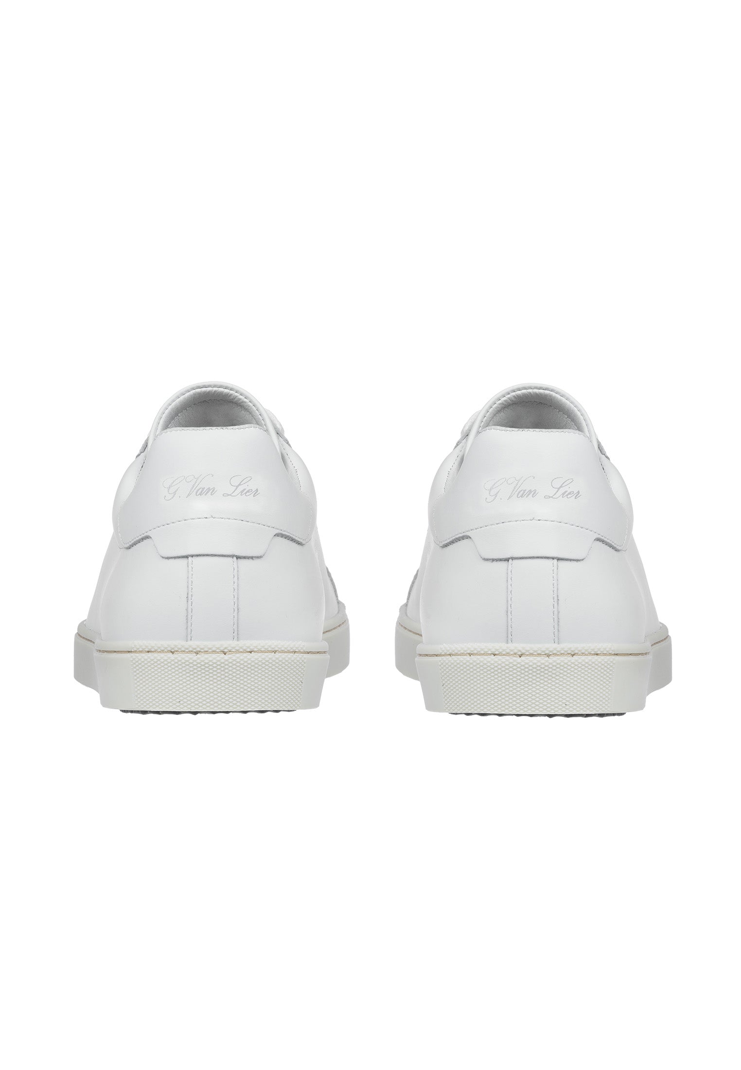 Wit gladleren Napoli sneaker