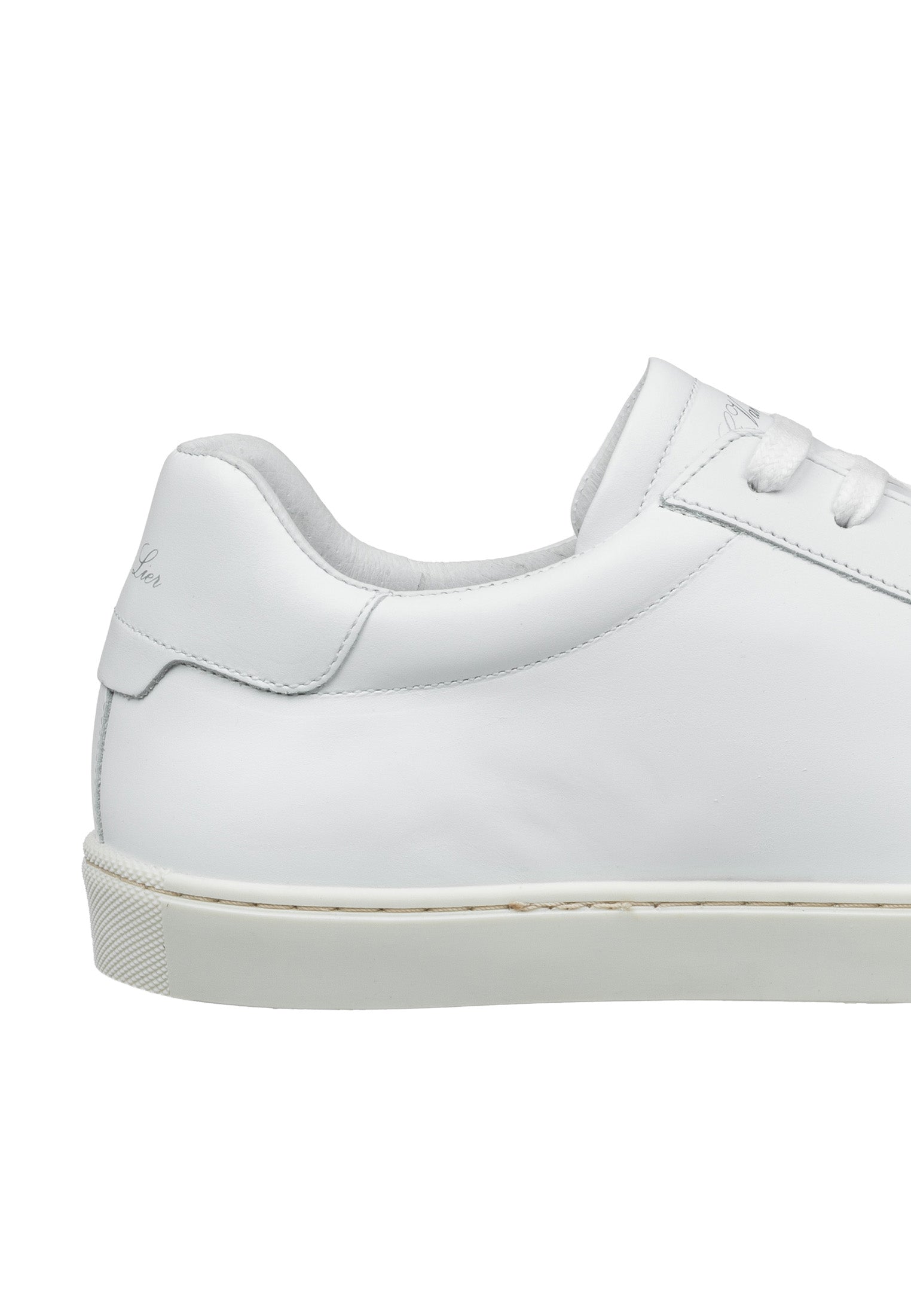 Wit gladleren Napoli sneaker
