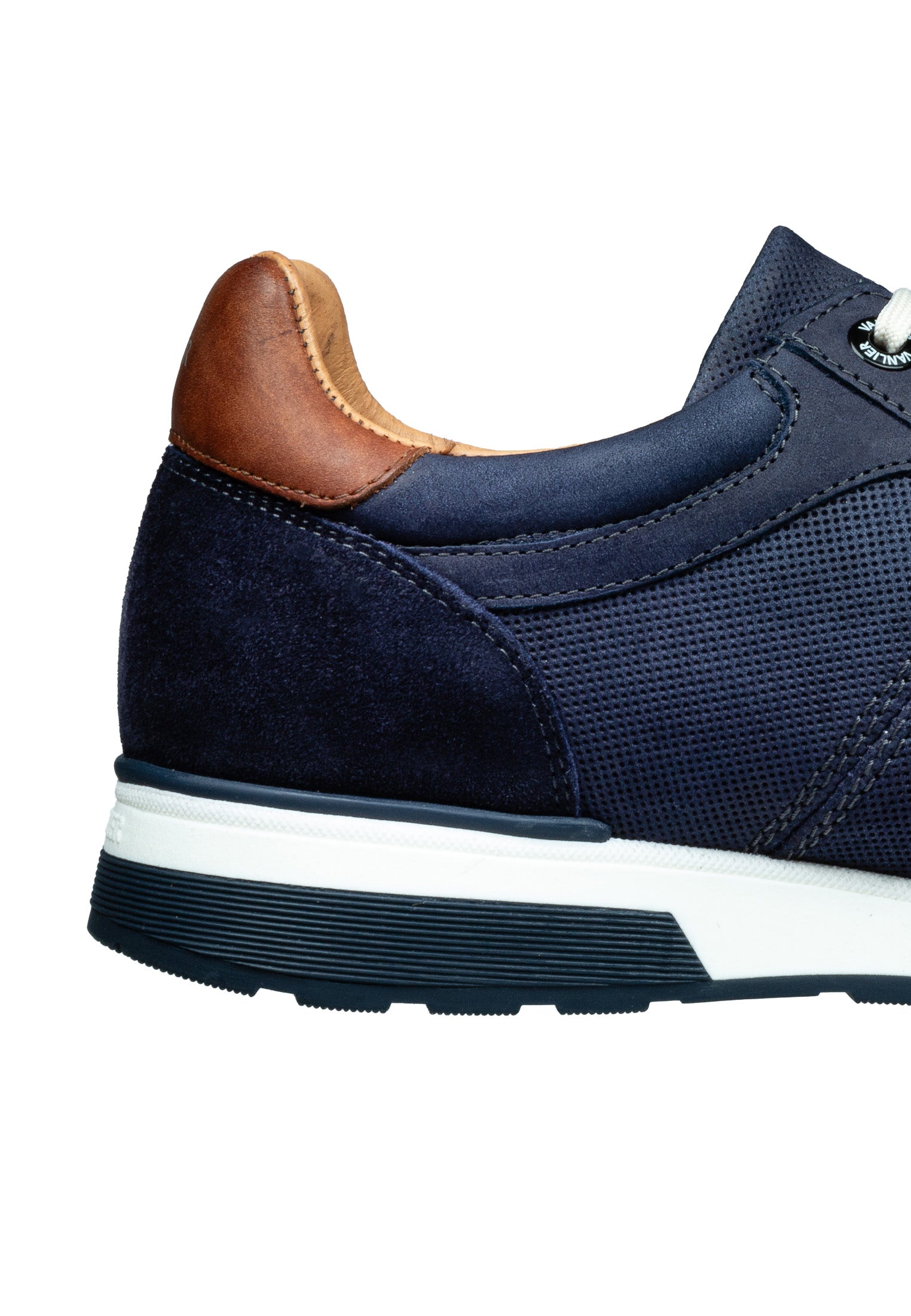 Navy blauw nubuck Positano sneaker
