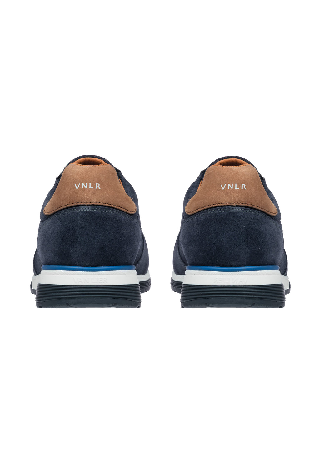 Navy blauw suède Positano sneaker