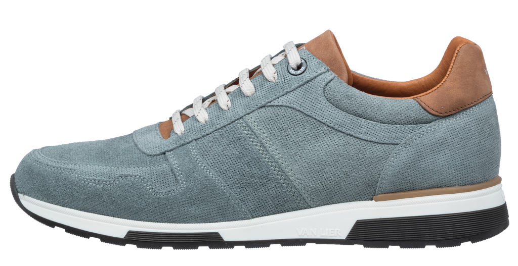 Grijs blauw suède Positano sneaker