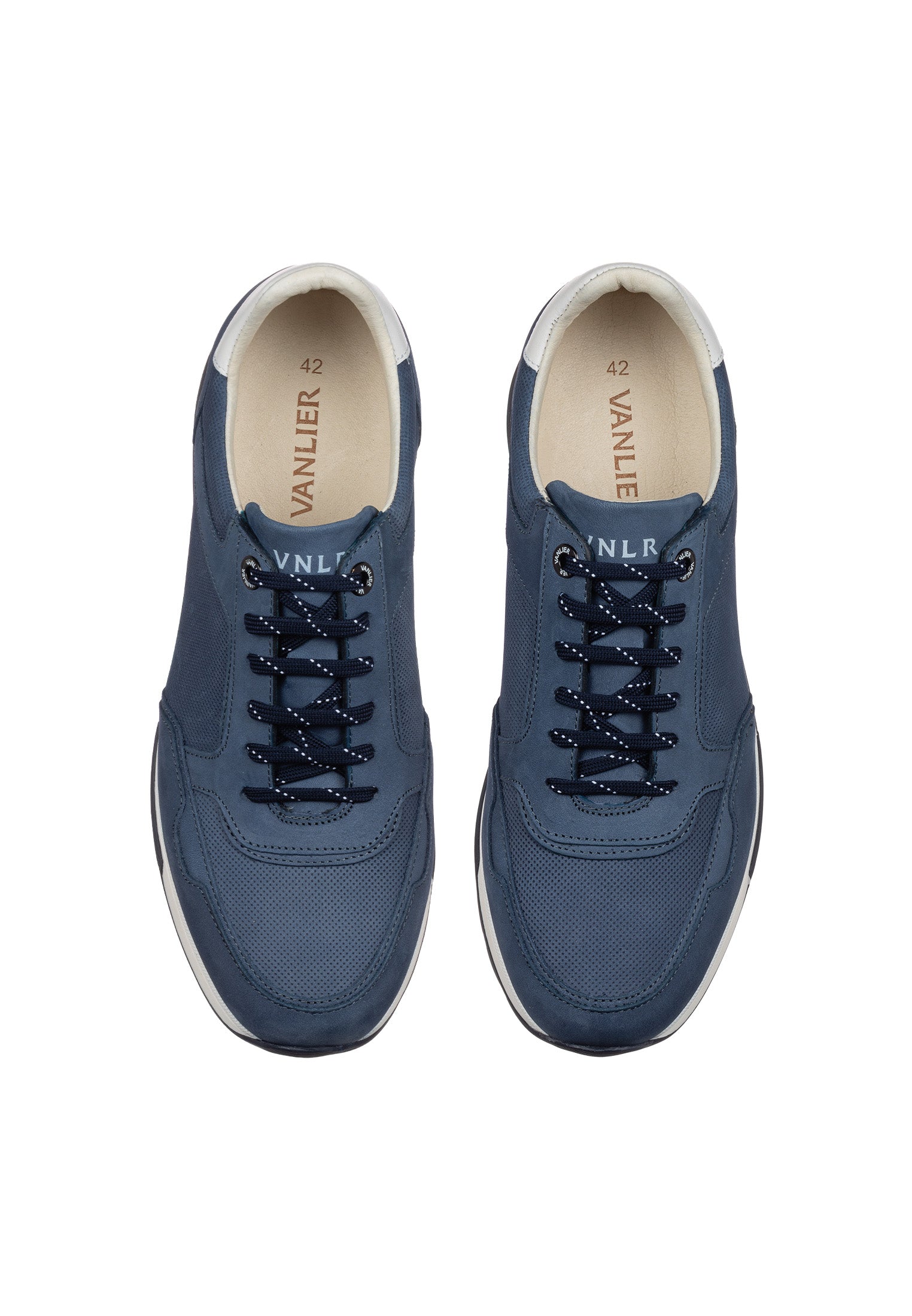 Blauw nubuck Positano sneaker