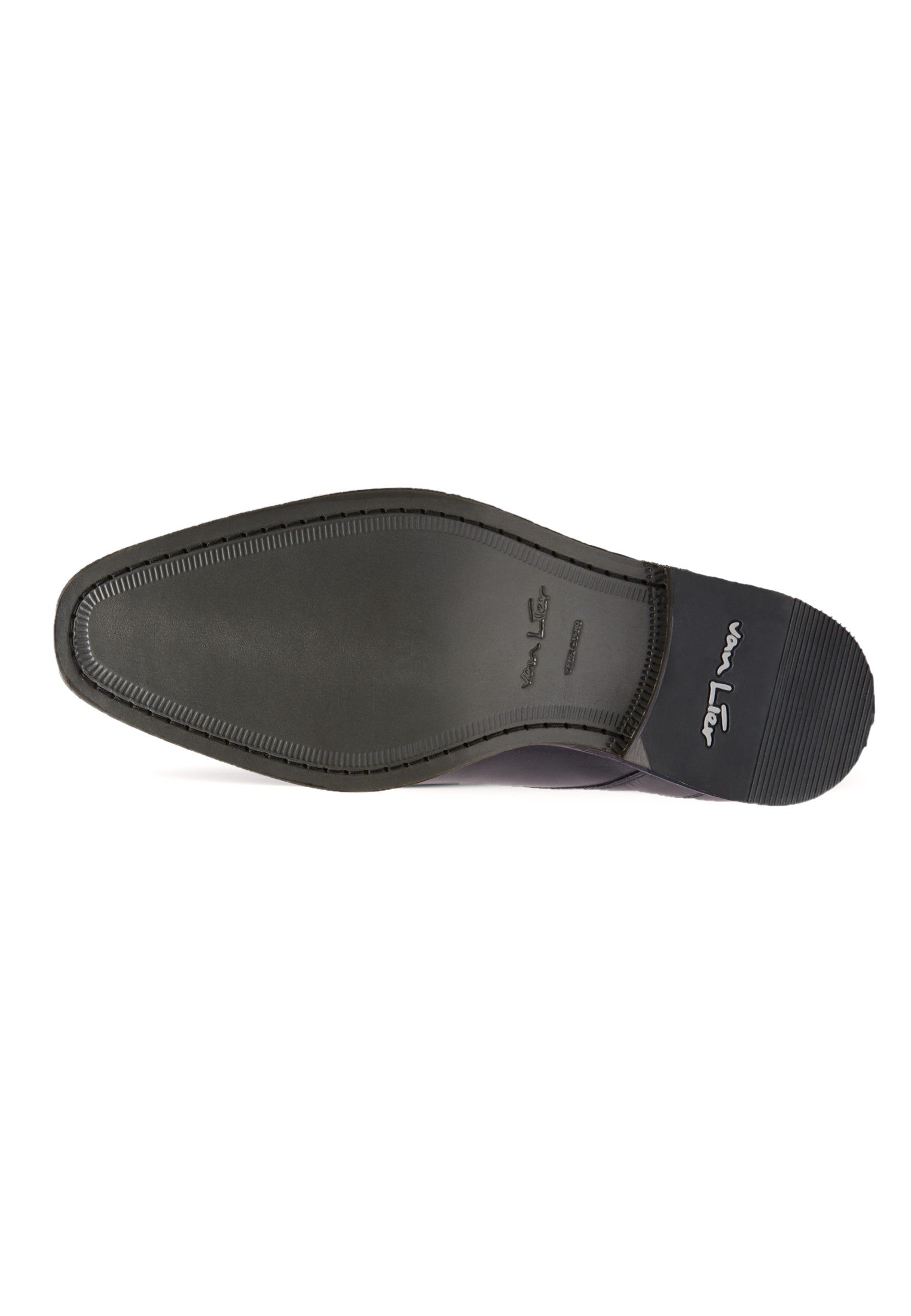 Navy blauw gladleren Rhodes veterschoen