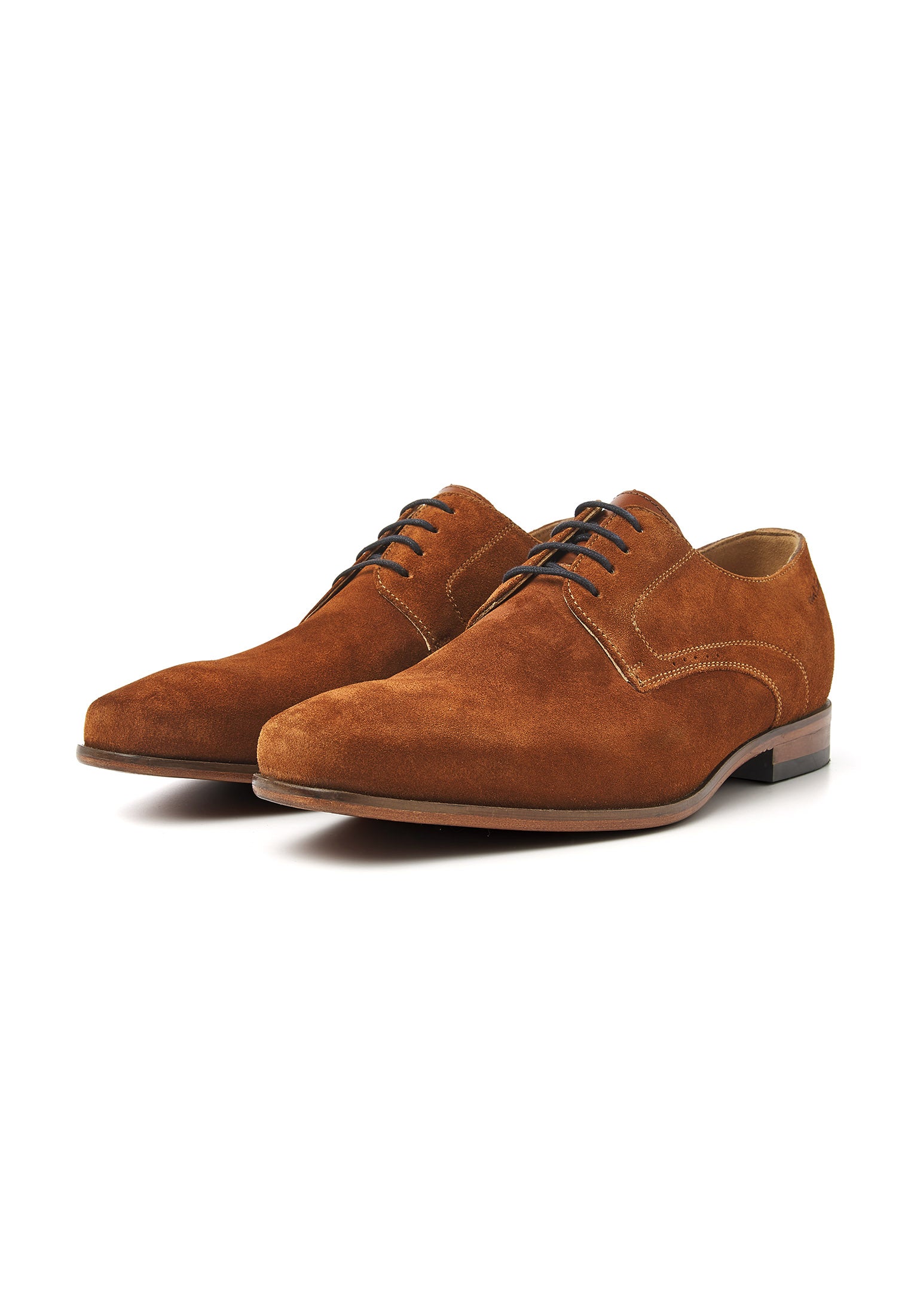 Cognac suède Rhodes veterschoen