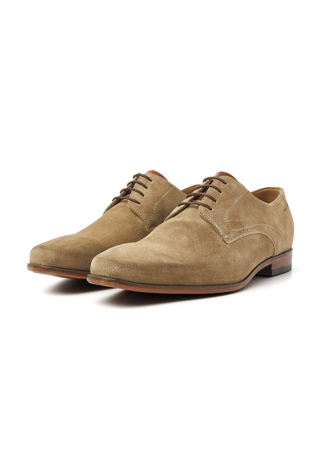 Taupe suède Rhodes veterschoen