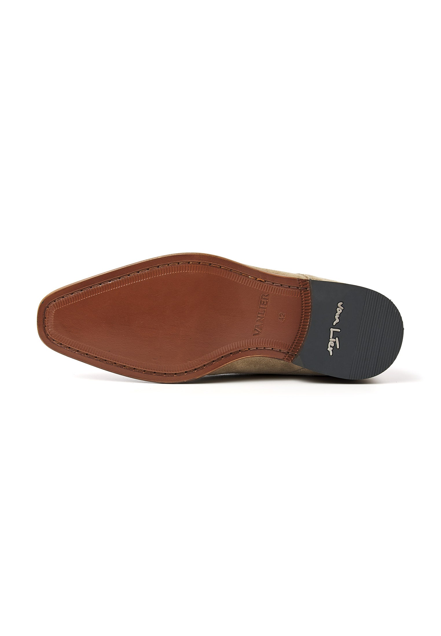 Taupe suède Rhodes veterschoen