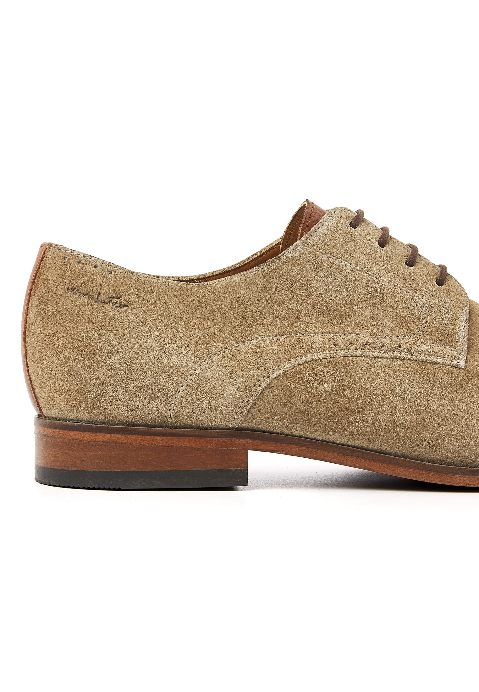 Taupe suède Rhodes veterschoen