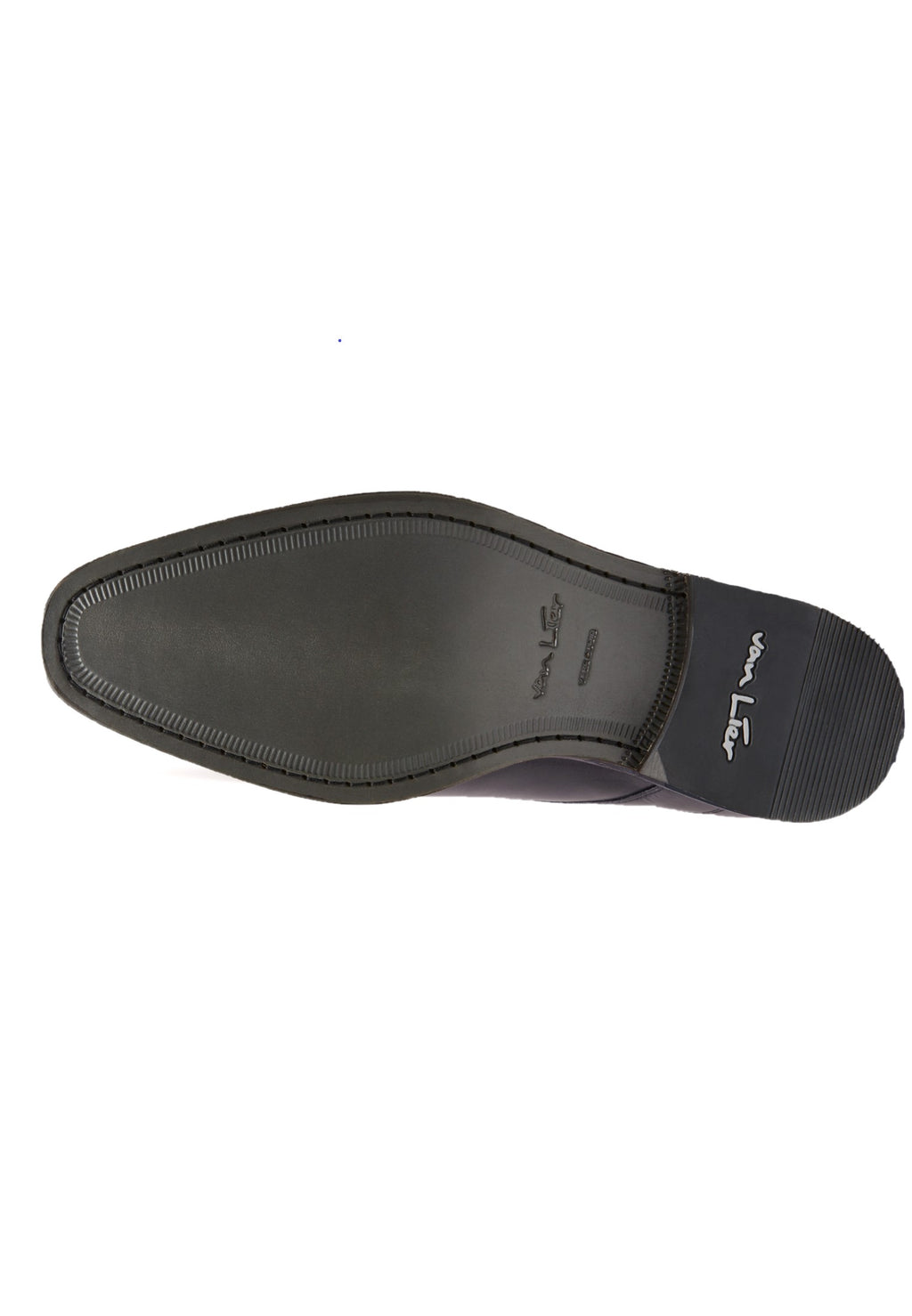 Navy blauw gladleren Rhodes halfhoge veterschoen