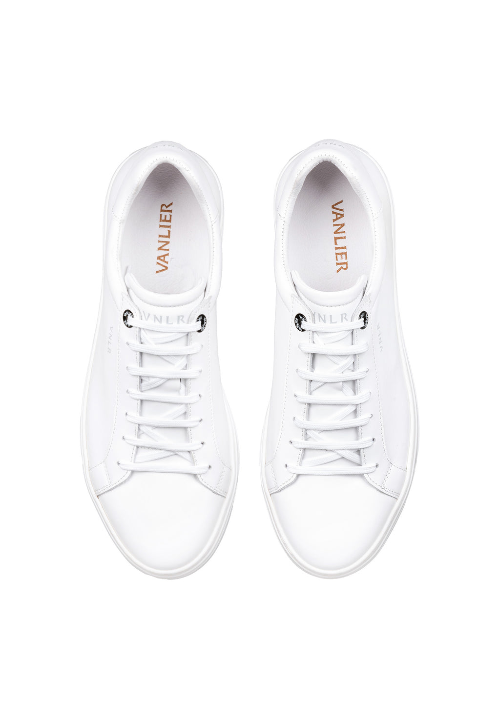 Wit gladleren Barossa sneaker