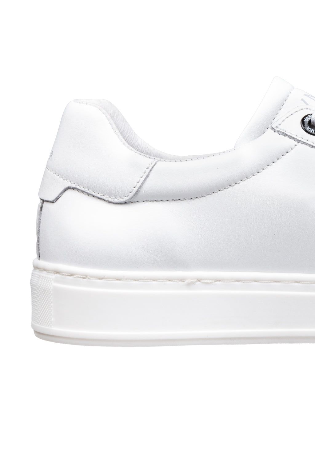 Wit gladleren Barossa sneaker