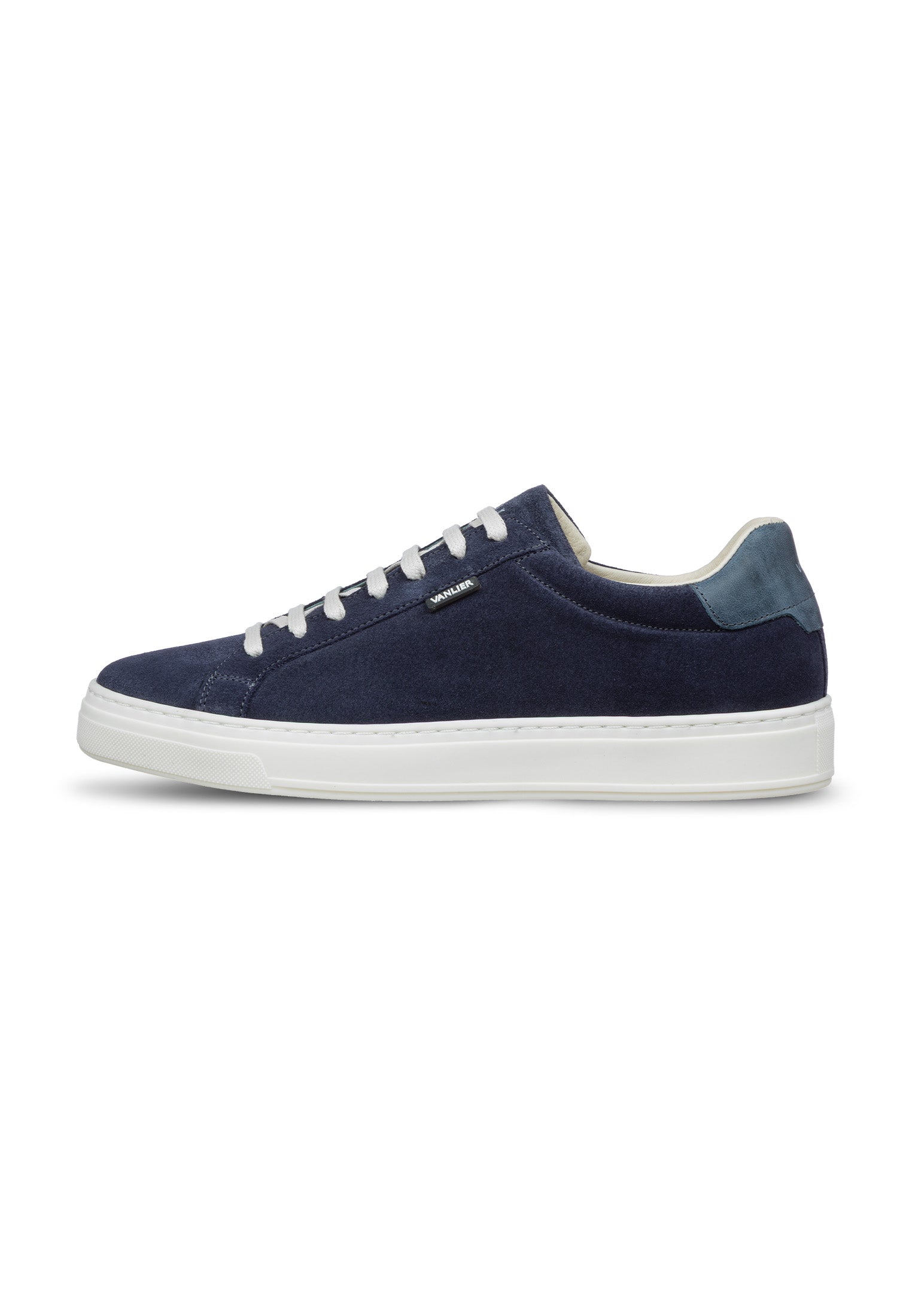 Navy blauw suède Barossa sneaker