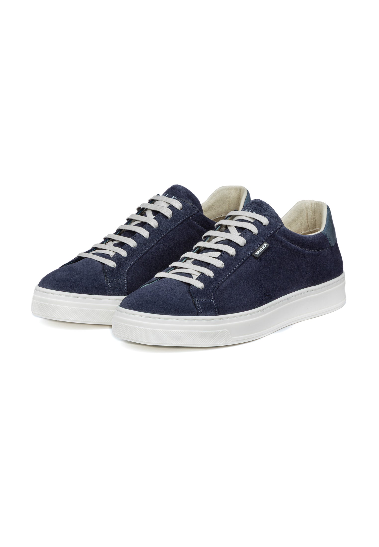 Navy blauw suède Barossa sneaker