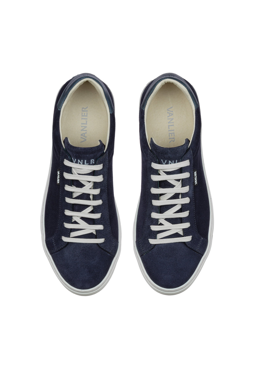 Navy blauw suède Barossa sneaker
