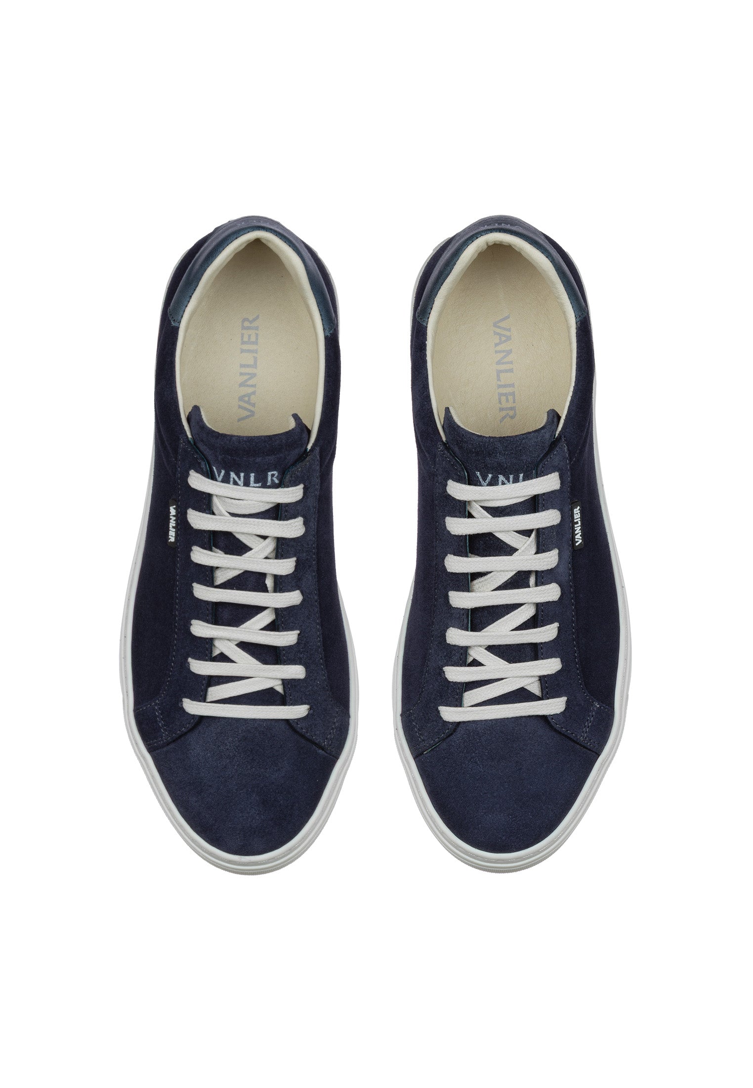 Navy blauw suède Barossa sneaker