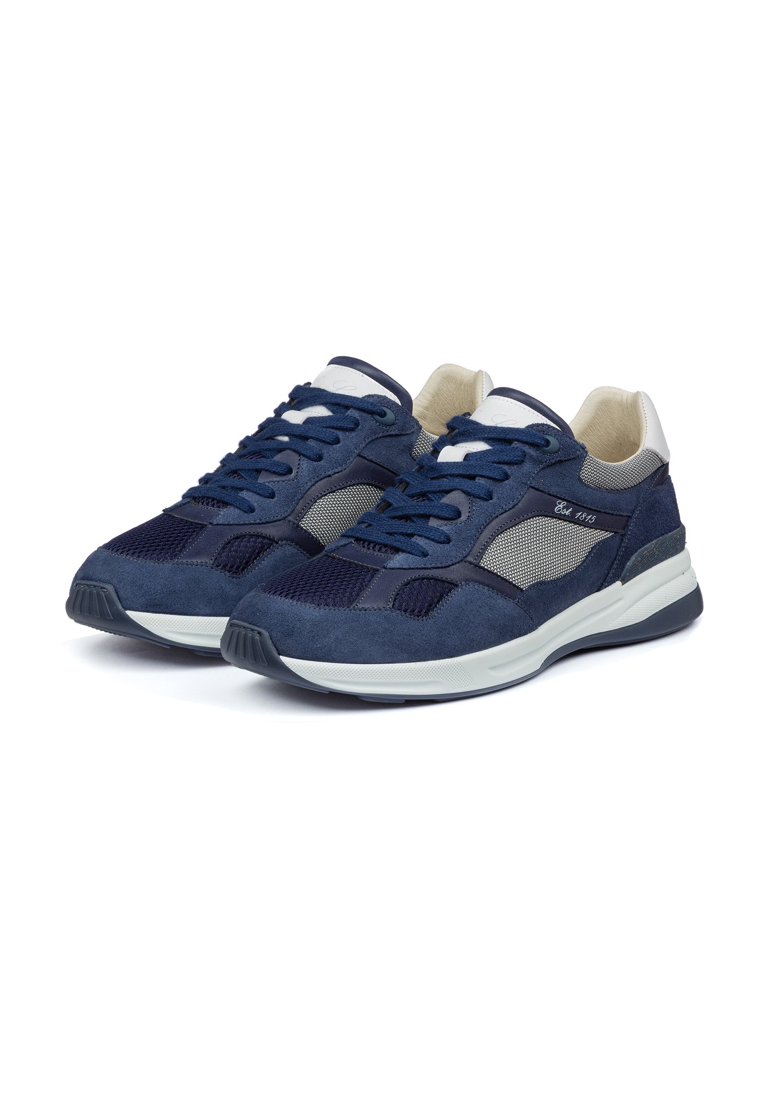 Navy blauw combi Ferro sneaker