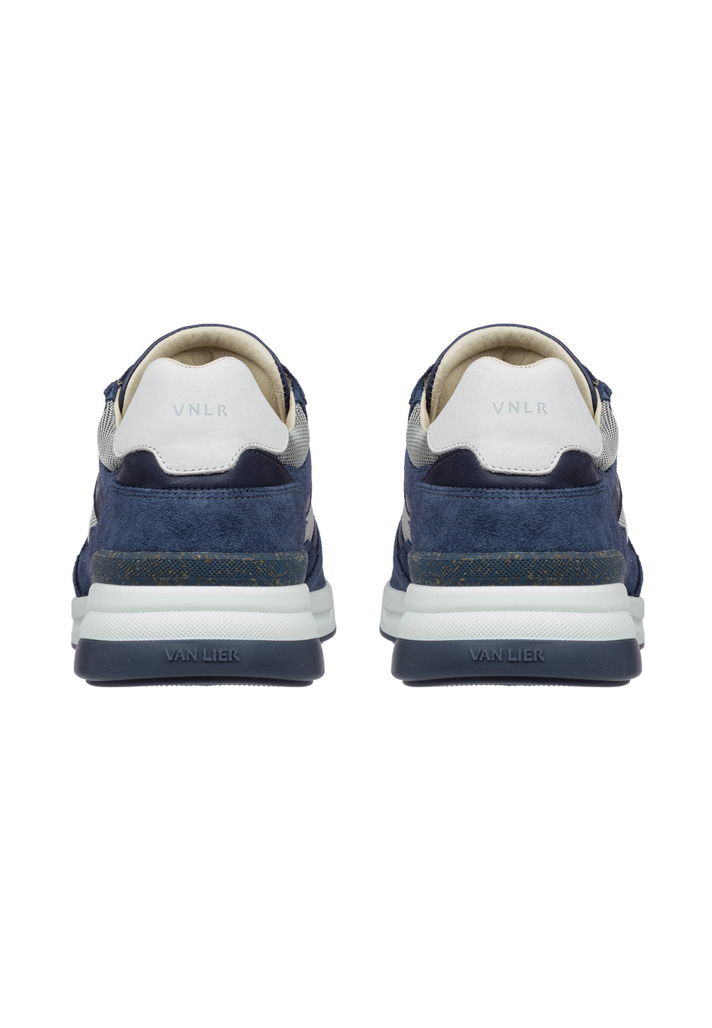 Navy blauw combi Ferro sneaker