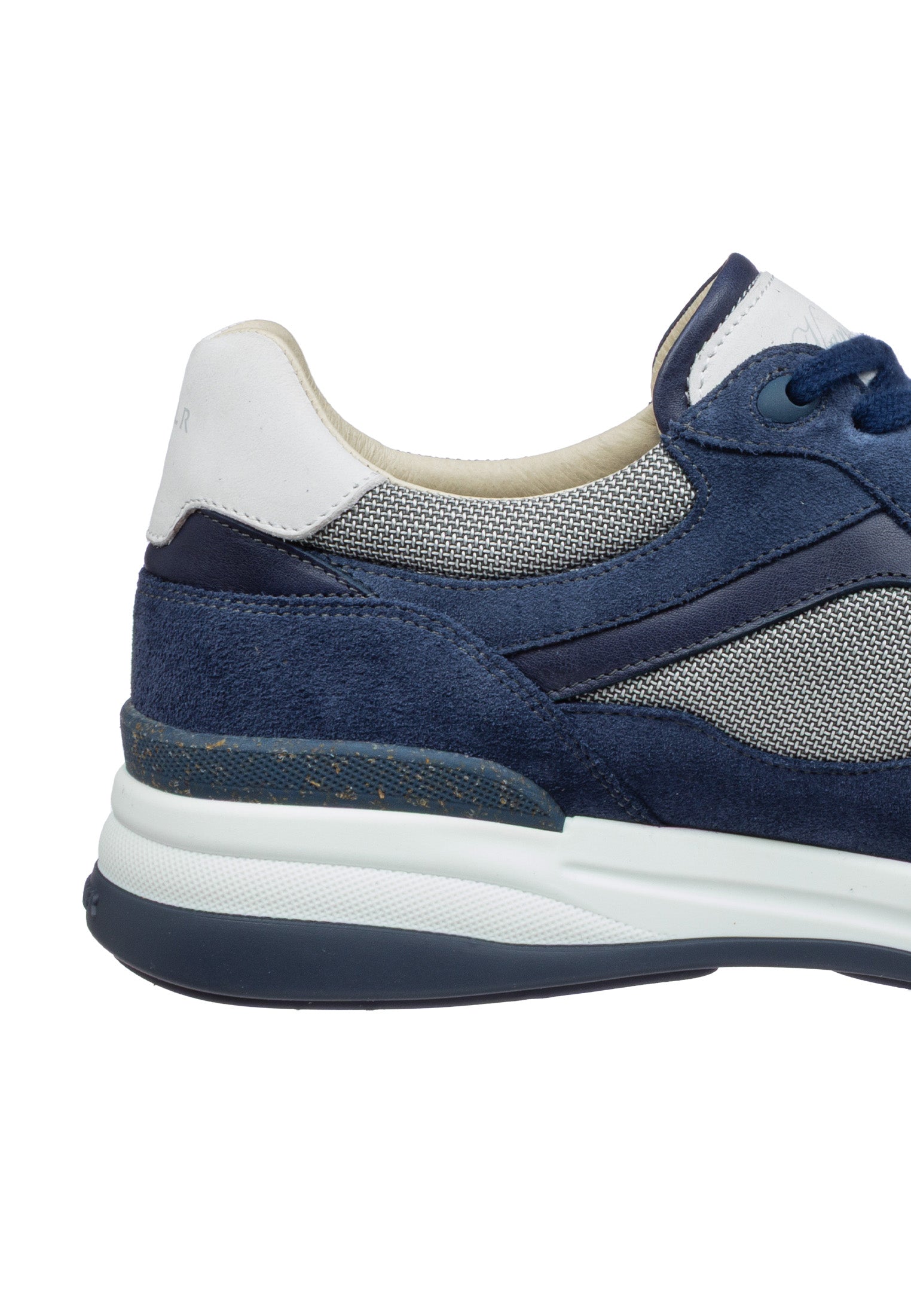 Navy blauw combi Ferro sneaker