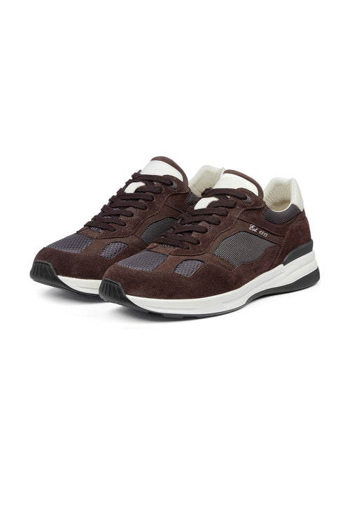 Testa di Moro bruin combi Ferro sneaker