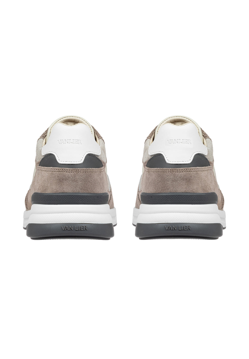 Taupe suède combi Ferro sneaker
