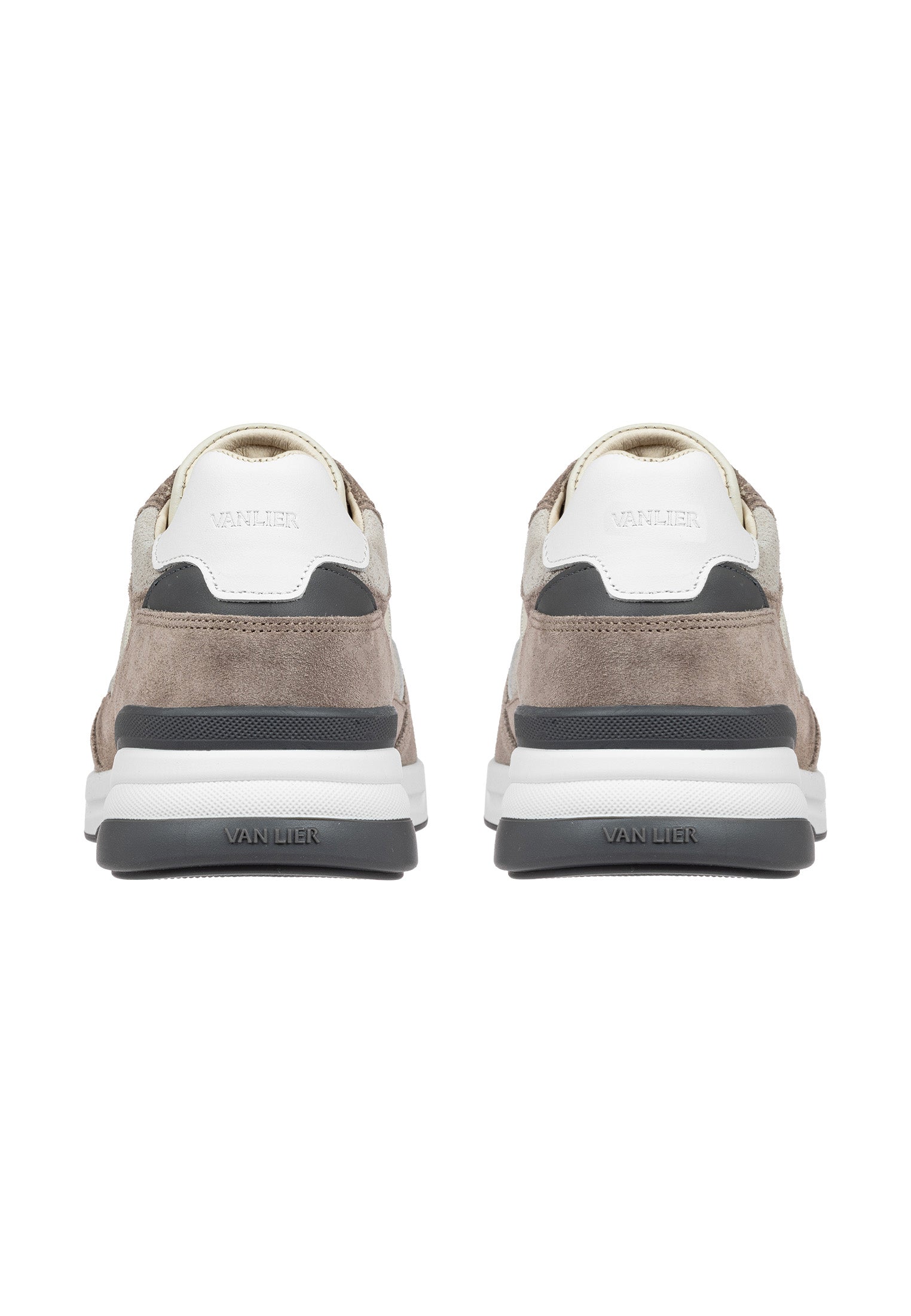 Taupe suède combi Ferro sneaker