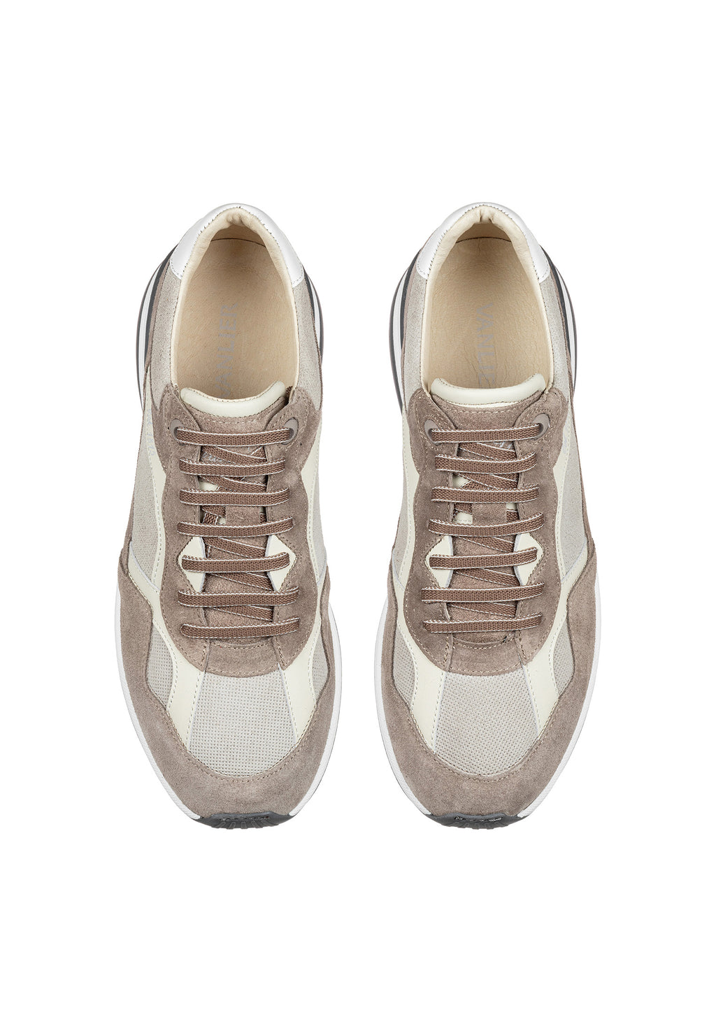 Taupe suède combi Ferro sneaker