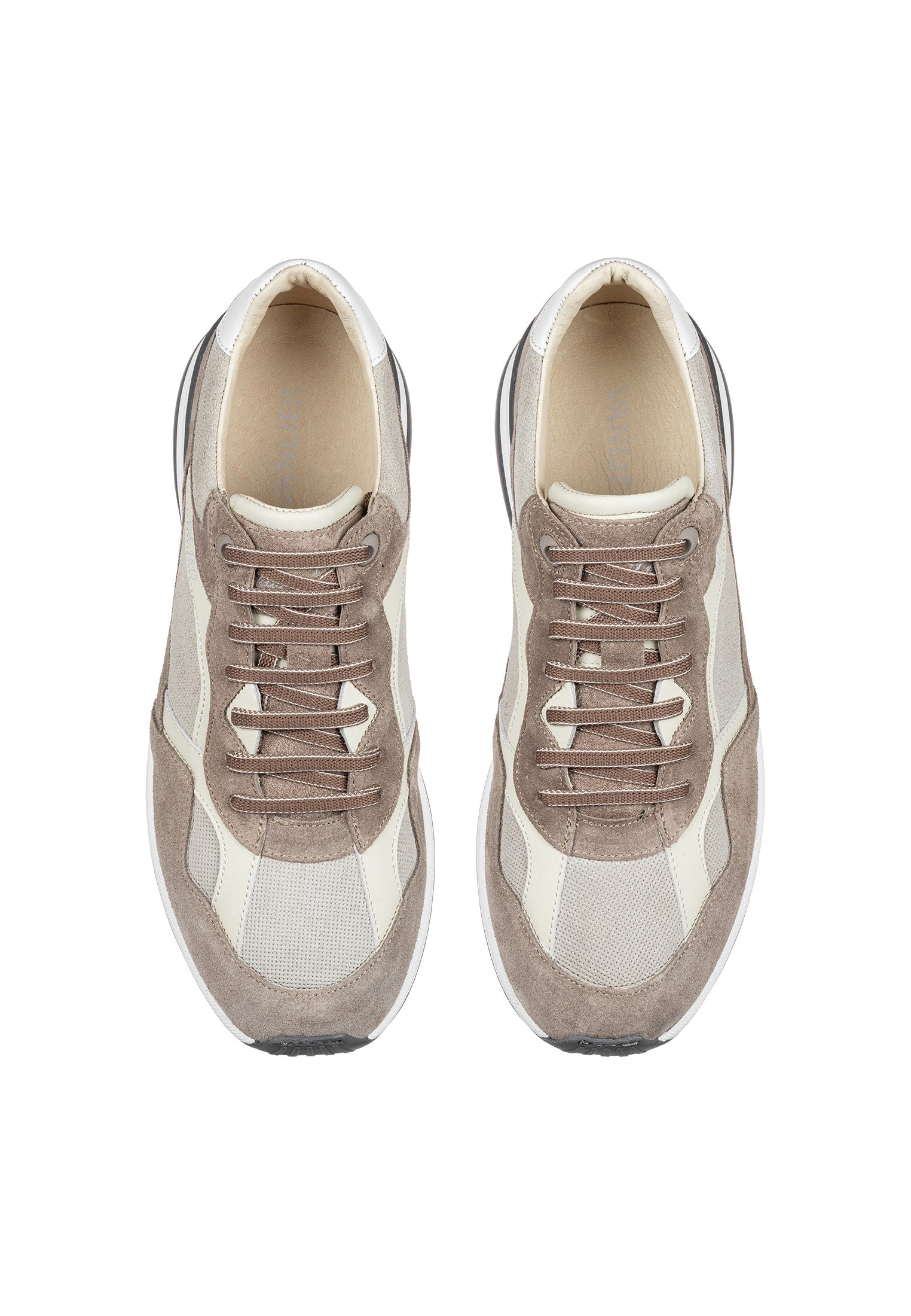 Taupe suède combi Ferro sneaker