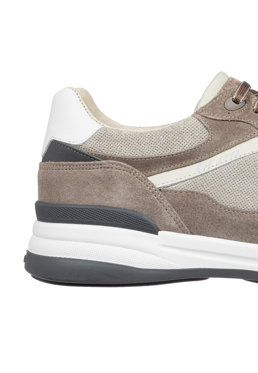 Taupe suède combi Ferro sneaker