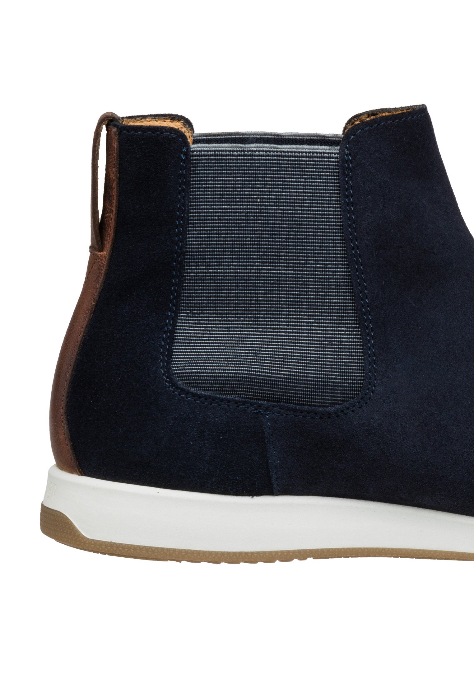 Navy blauw suède Ticino chelsea boot