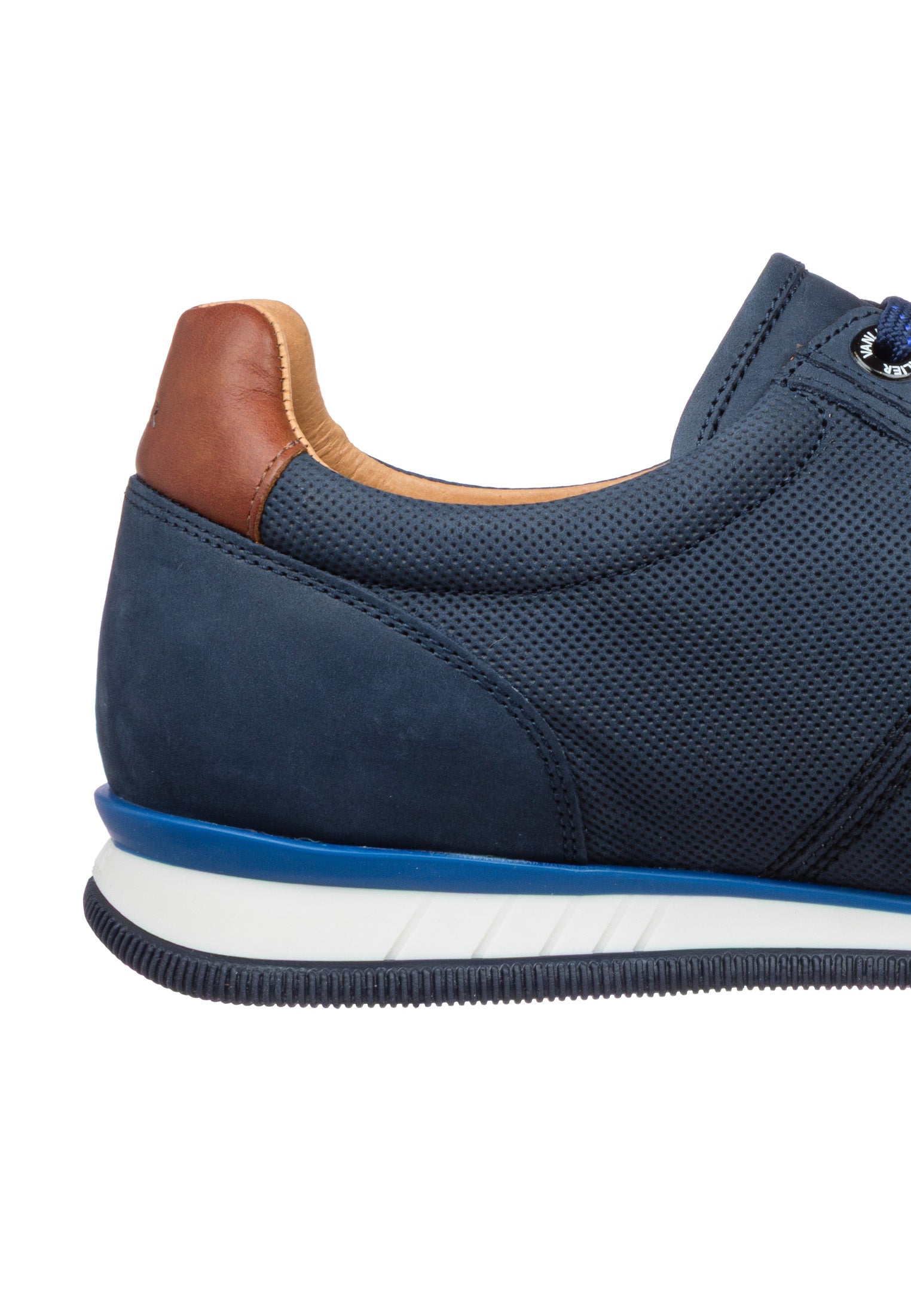 Navy blauw nubuck Magnus sneaker