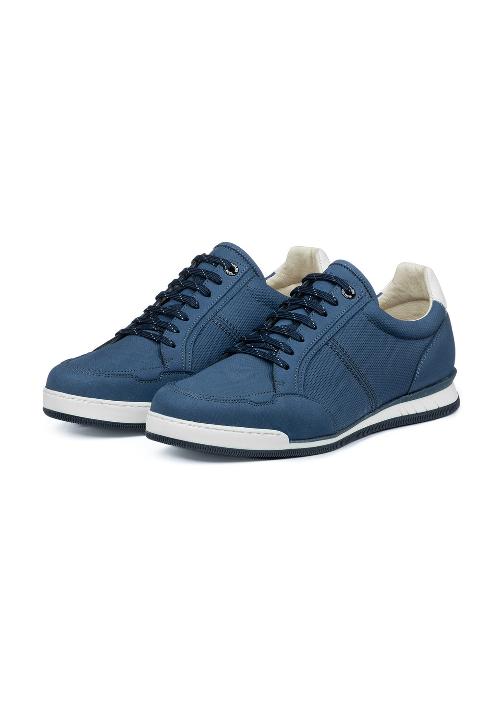 Blauw nubuck Magnus sneaker