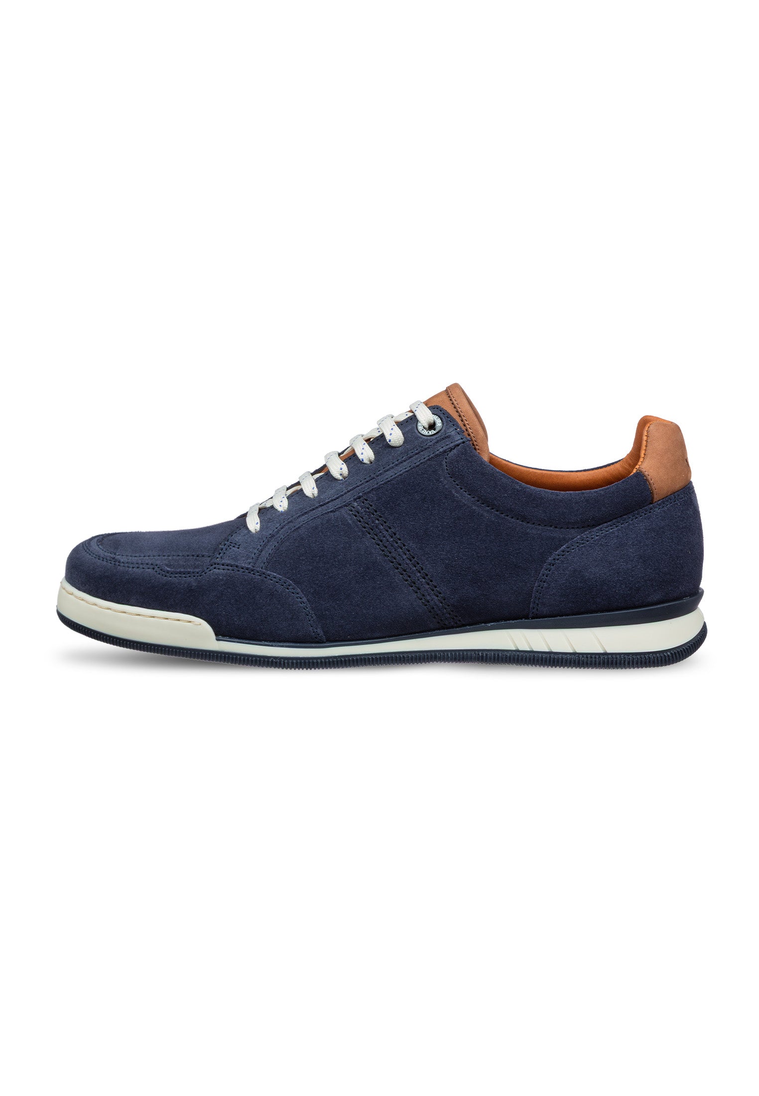 Navy blauw suède Magnus sneaker