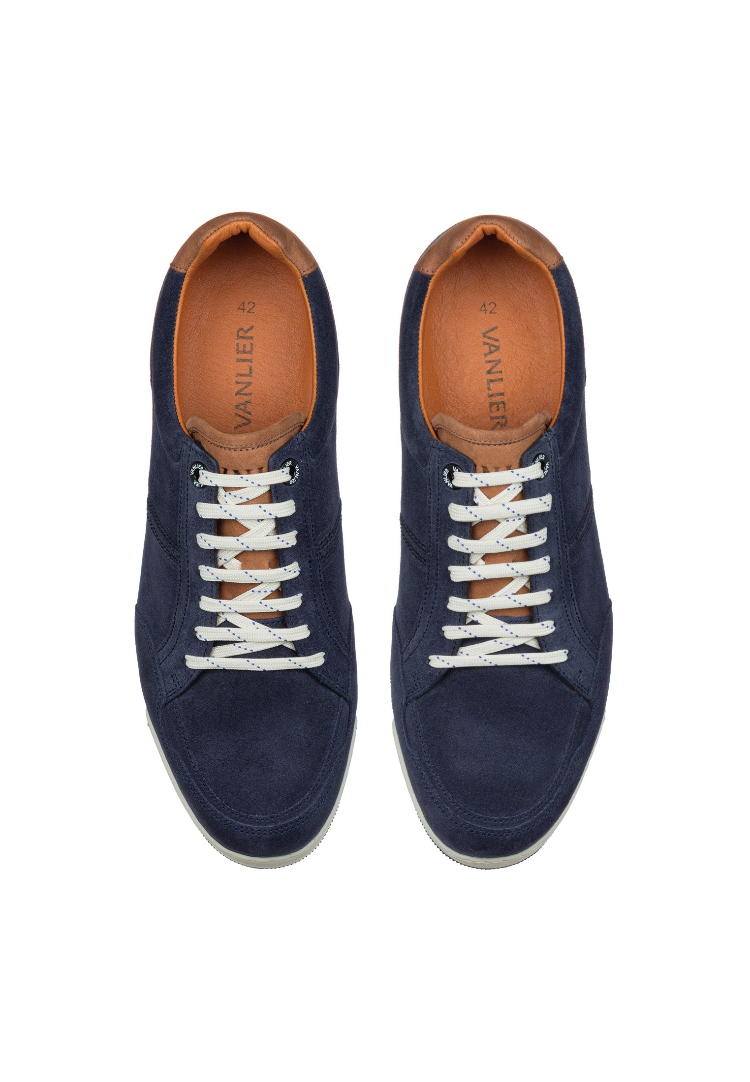 Navy blauw suède Magnus sneaker