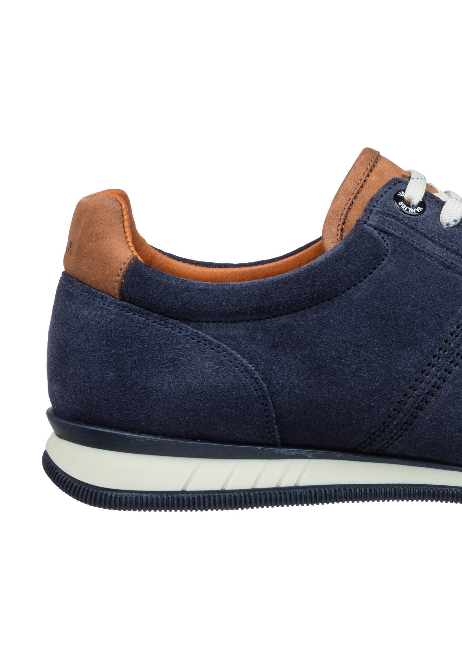 Navy blauw suède Magnus sneaker