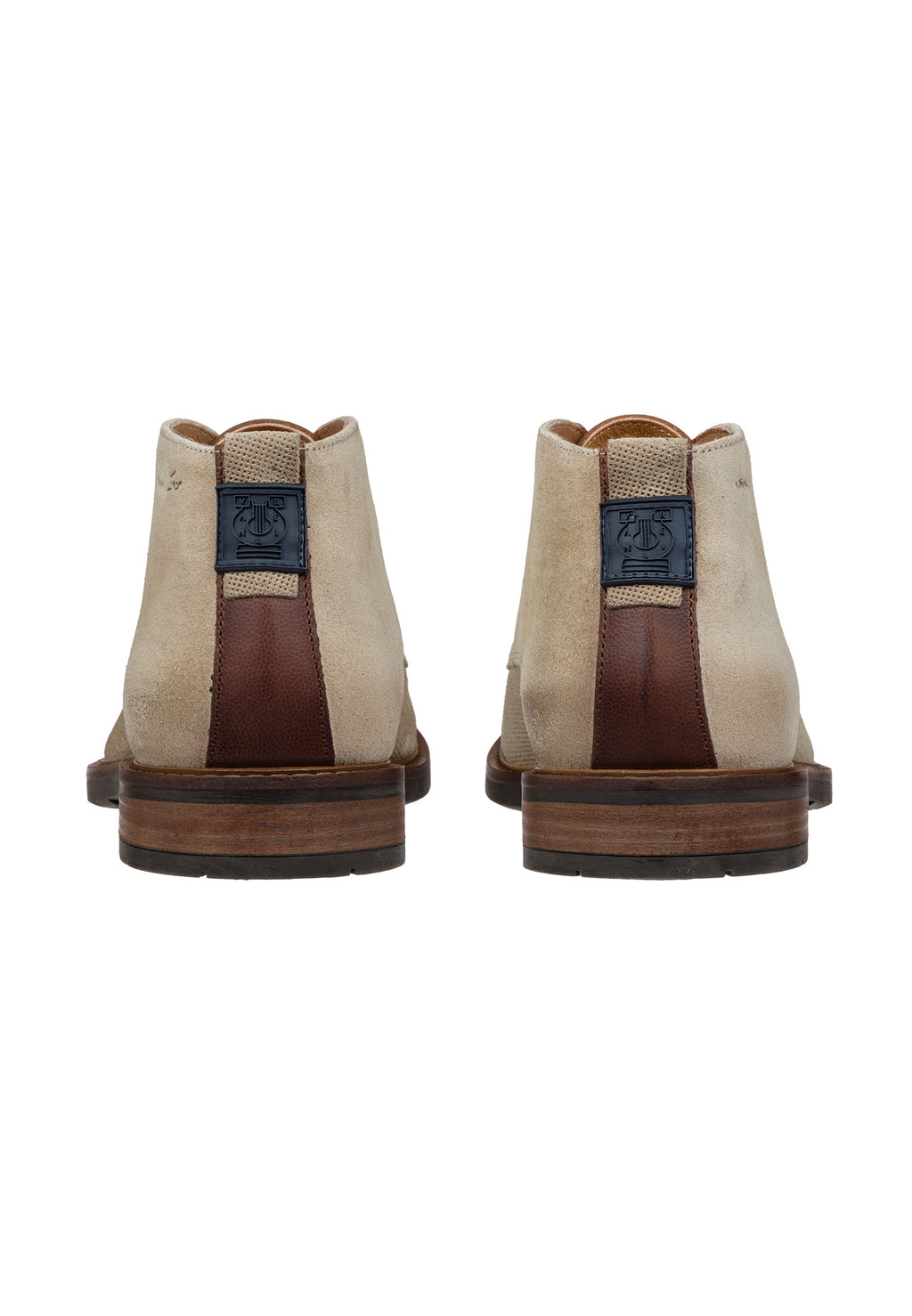 Licht taupe suède Boston boot