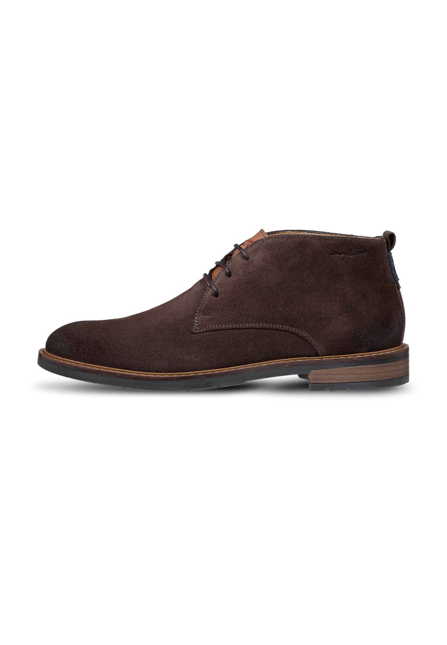 Testa di moro bruin suède Boston boot