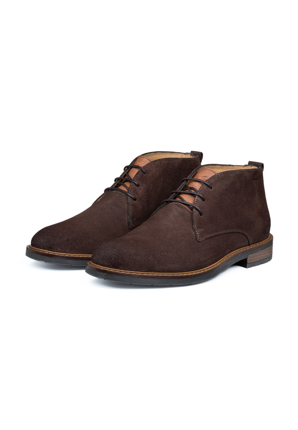 Testa di moro bruin suède Boston boot