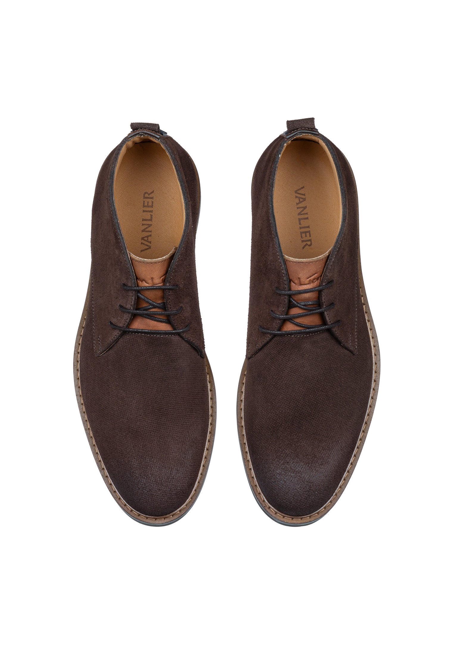 Testa di moro bruin suède Boston boot