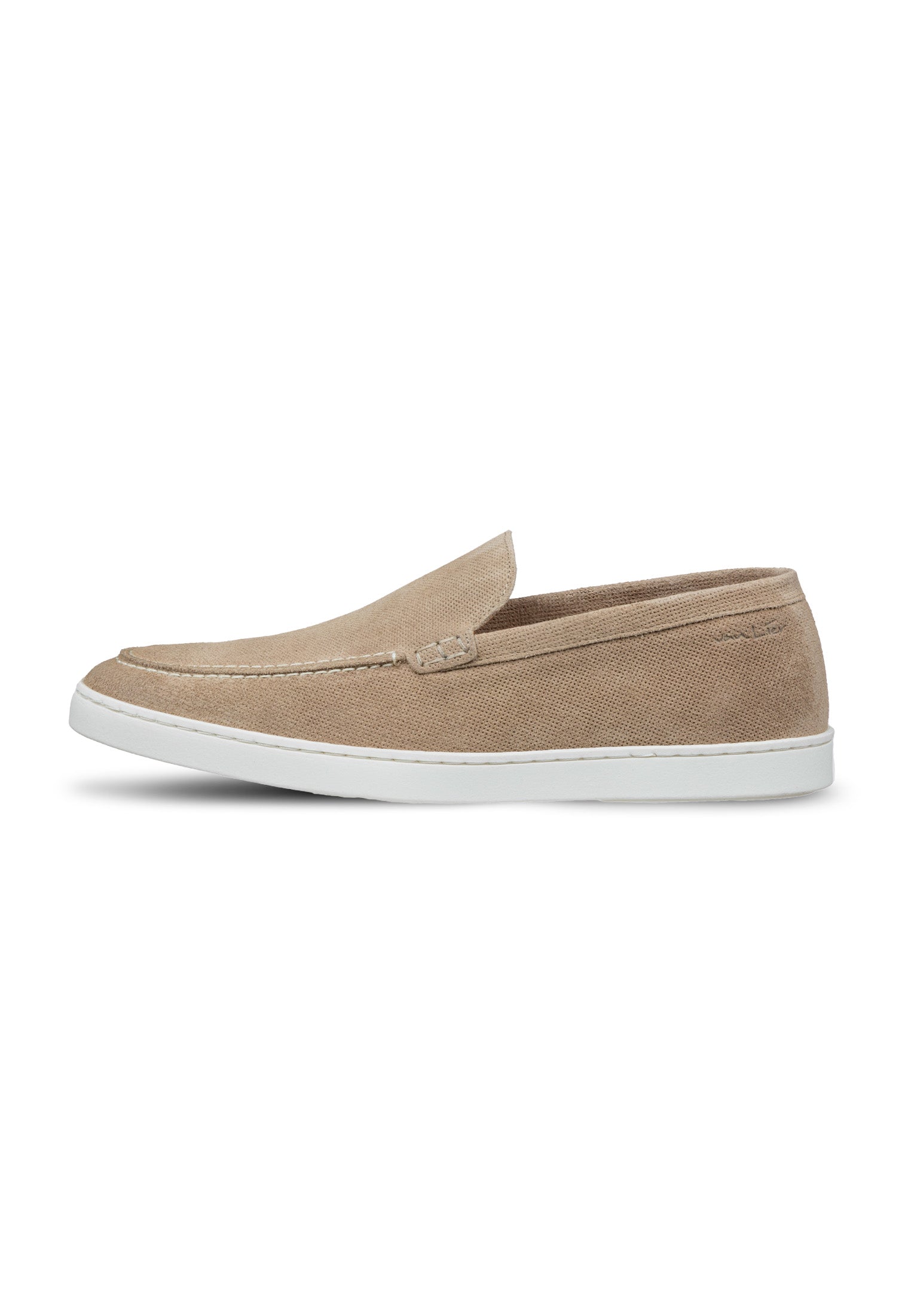 Sand beige suede Lugano loafer